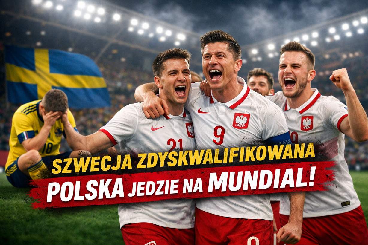 Szwecja zdyskwalifikowana. Polska jedzie na Mundial