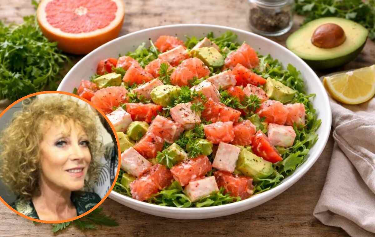 Przepis Alicji Majewskiej na sałatkę krabową