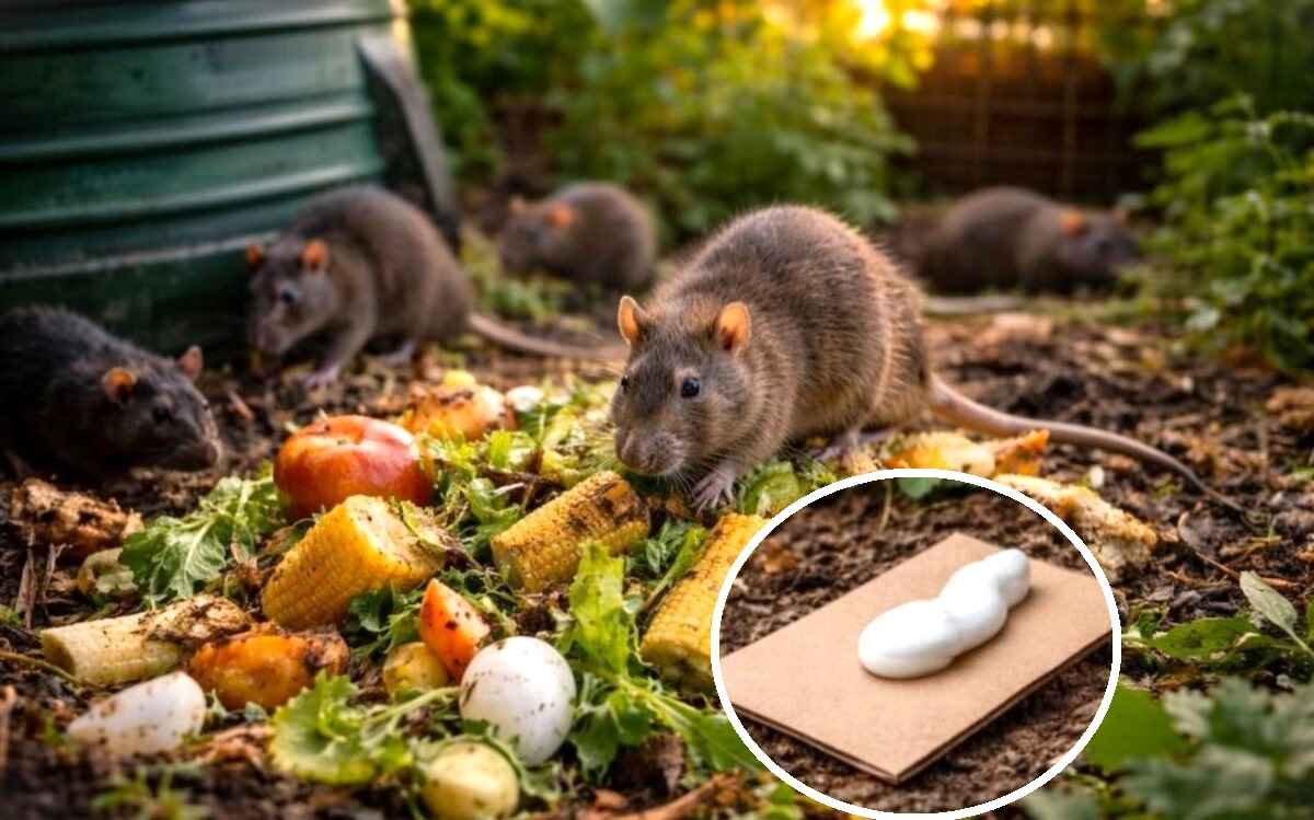 szczury w ogrodzie