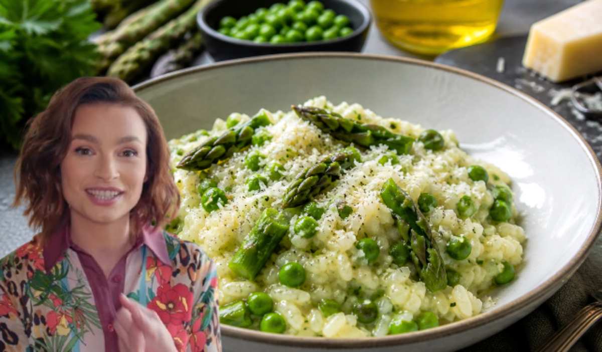Przepis Anny Starmach na risotto z zielonymi szparagami
