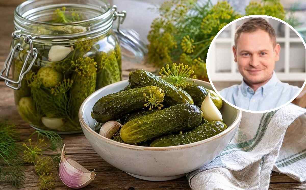 Przepis Piotra Ogińskiego na małosolne ogórki