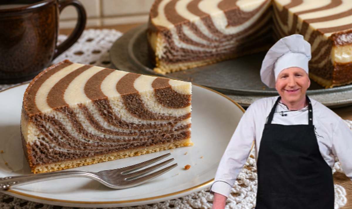 Przepis Remigiusza Rączki na sernik zebra