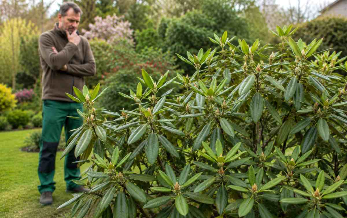 rododendron nie kwitnie
