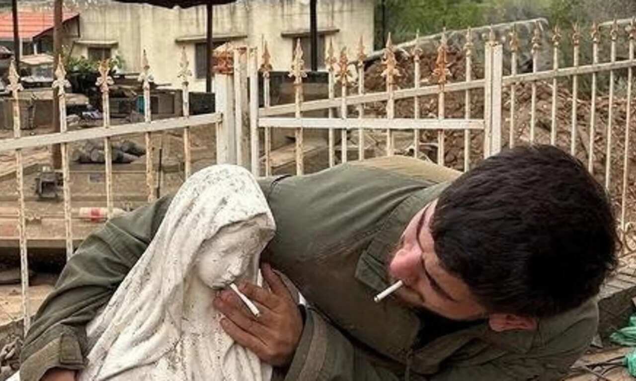 Żołnierz IDF sprofanował figurę Matki Boskiej