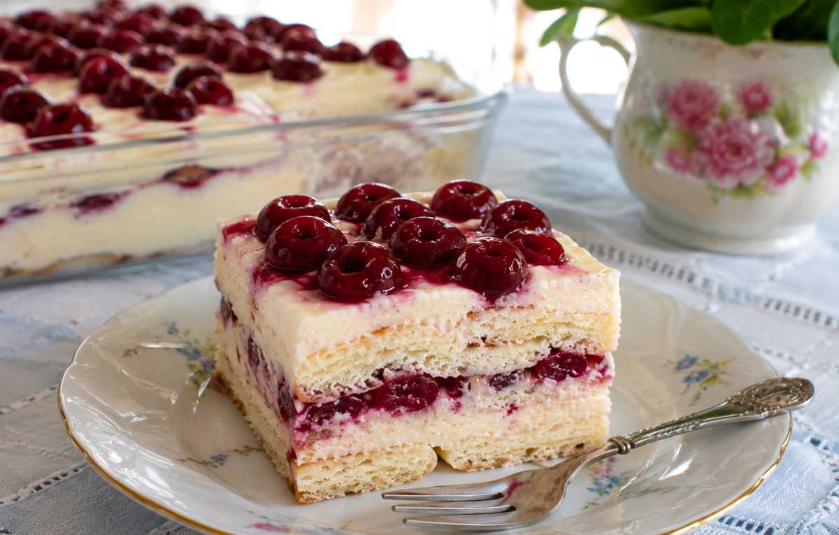 ciasto wiśniowa grażyna bez pieczenia