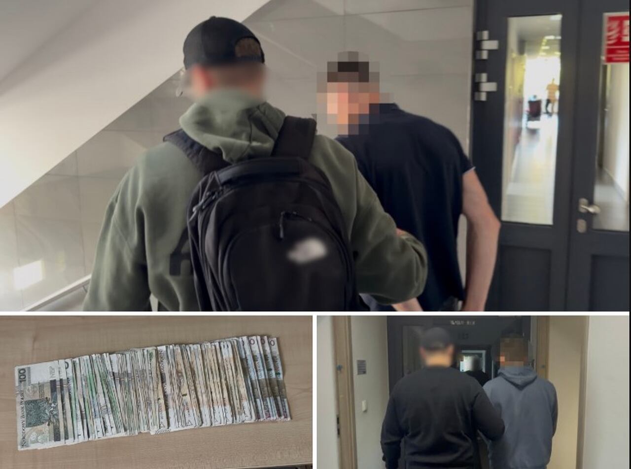 Kradzież gotówki w Warszawie