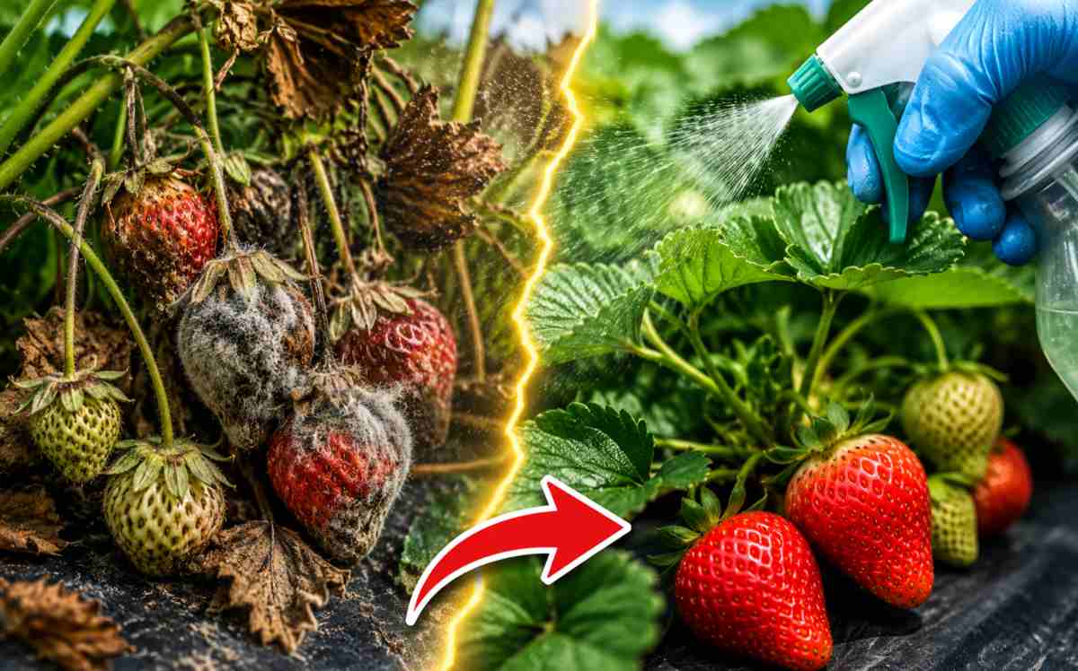 szara pleśń na truskawkach