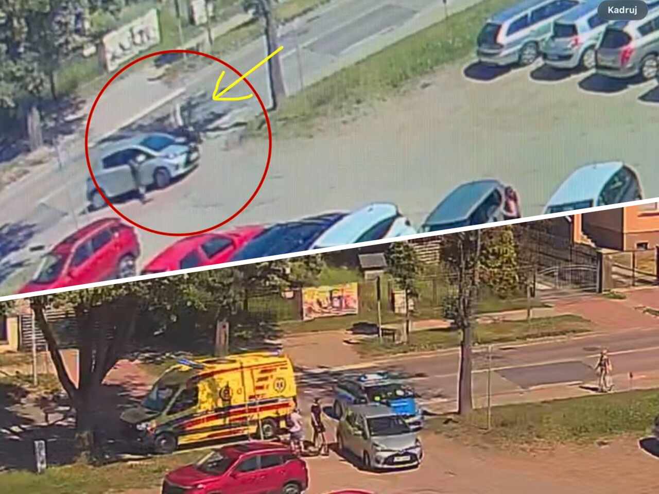 Wypadek z udziałem hulajnogi