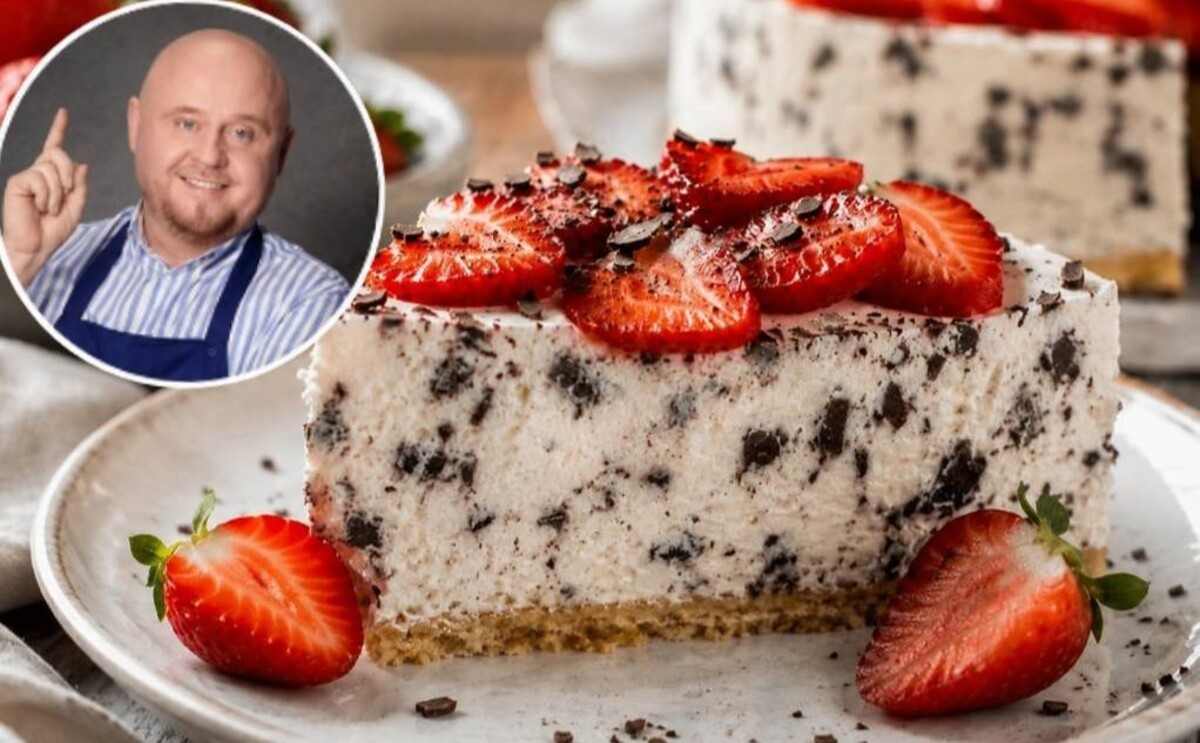 Przepis Pawła Małeckiego na ciasto Stracciatella bez pieczenia