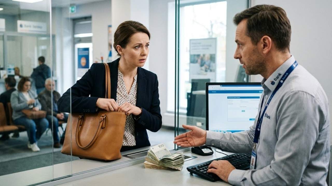 Wpłacasz gotówkę do banku Jeden krok i możesz mieć zablokowane konto