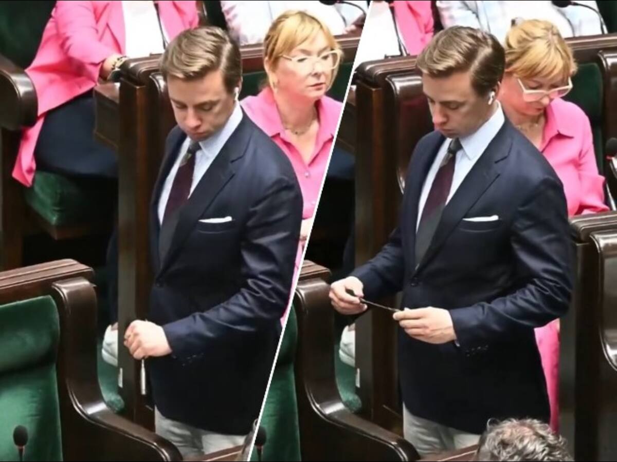 Bosak odłączył mikrpfon i stał się viralem