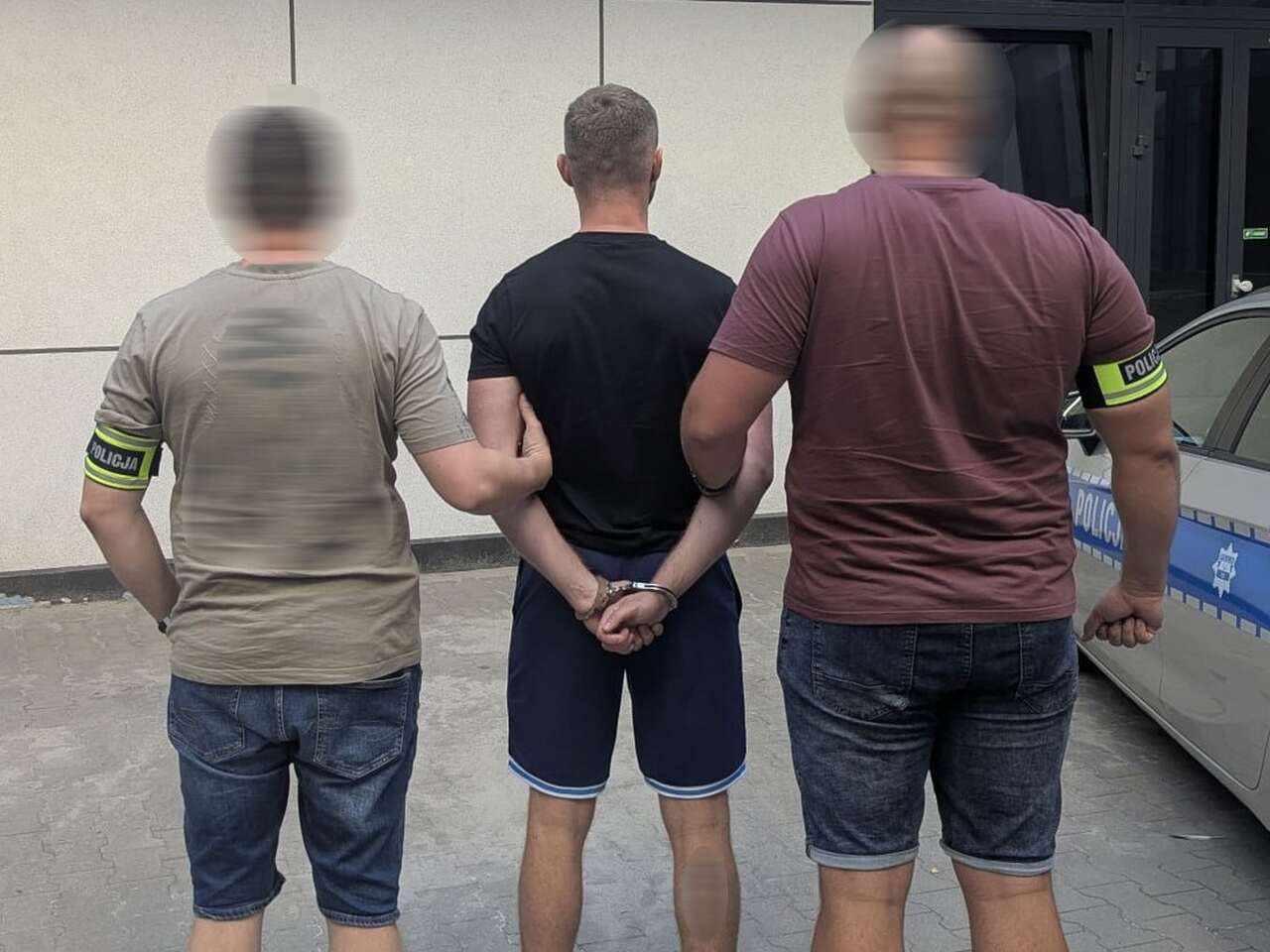 Złamał parkingowej szczękę