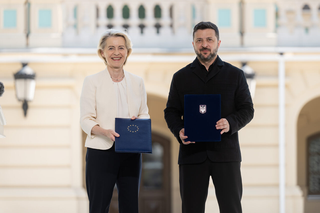 Zełeński nadał von der Leyen Order Europy