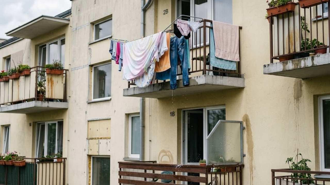 Suszysz pranie na balkonie Może się to skończyć... wysokim mandatem