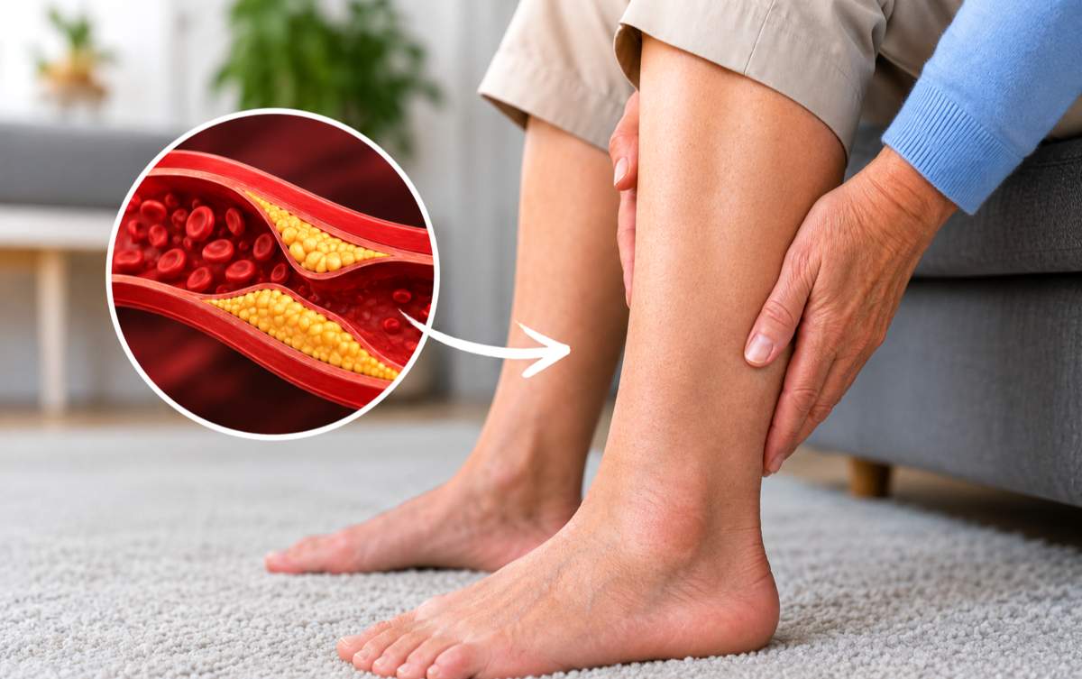 objaw wysokiego cholesterolu na nogach