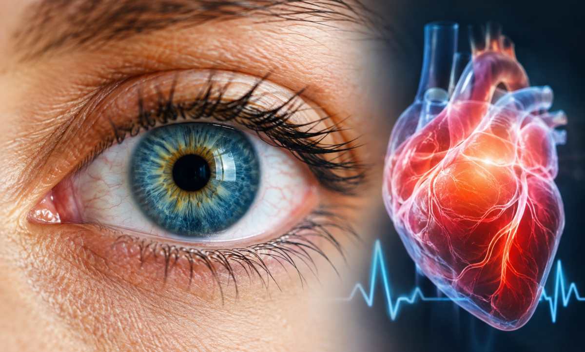 Spójrz w oczy. Ten objaw zdradzi chorobę serca na lata przed diagnozą