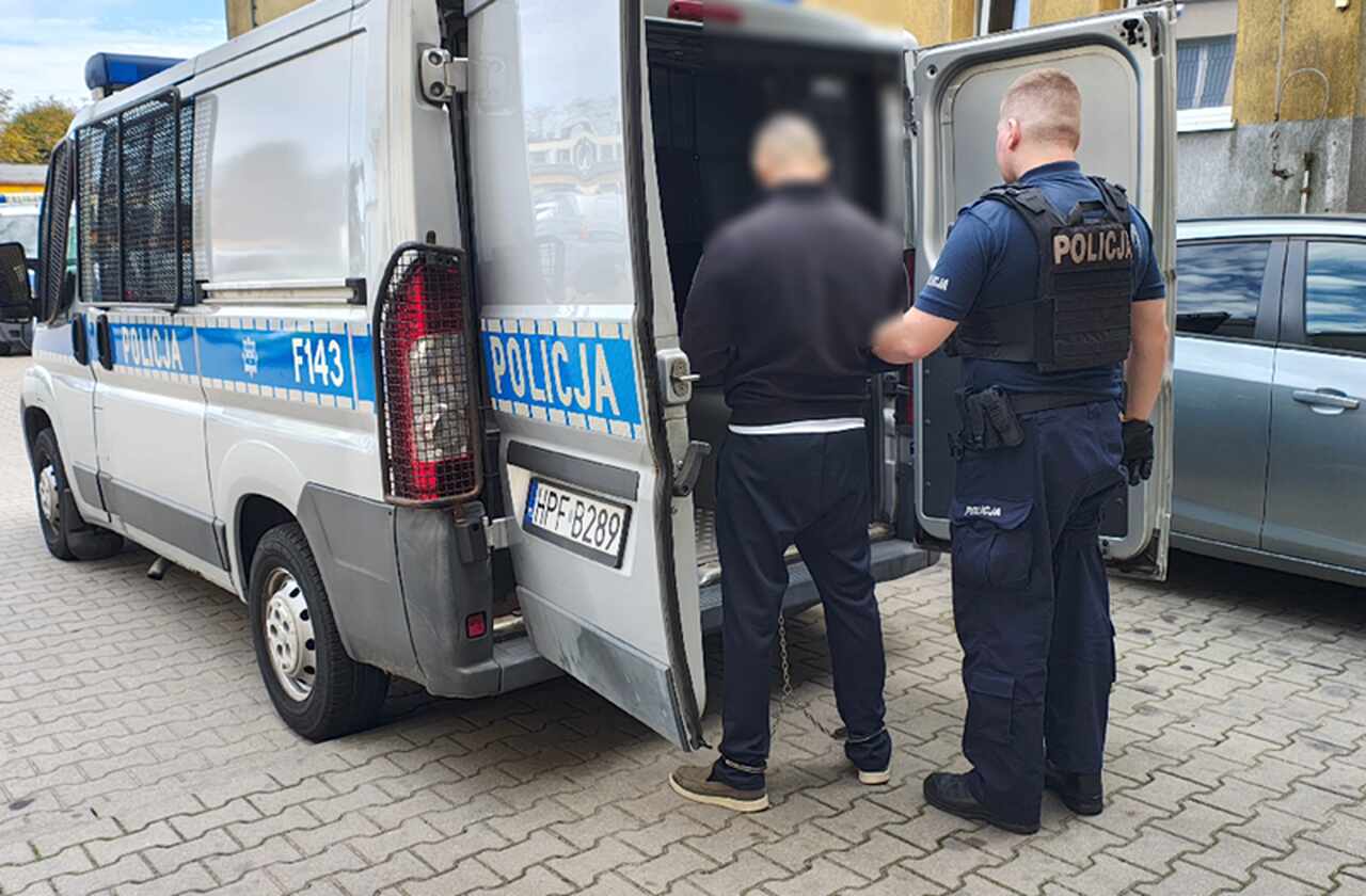 Gruzin zatrzymany przez policję