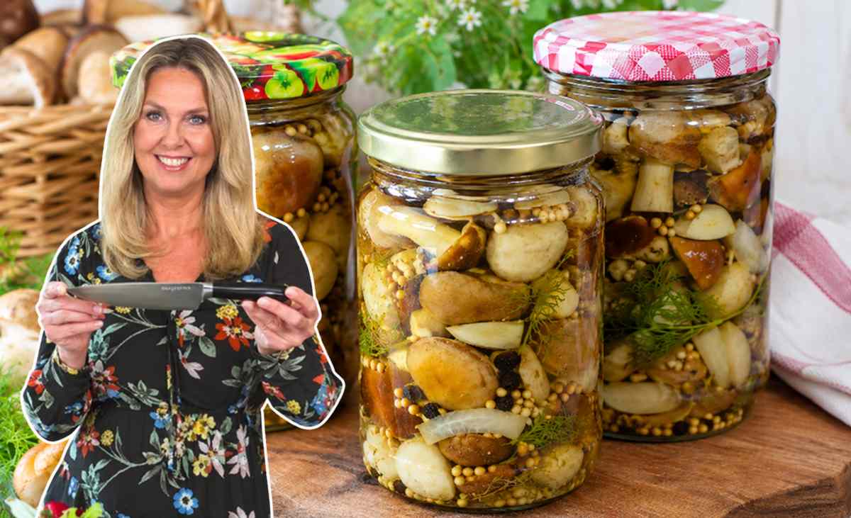 Przepis Ewy Wachowicz na marynowane grzyby