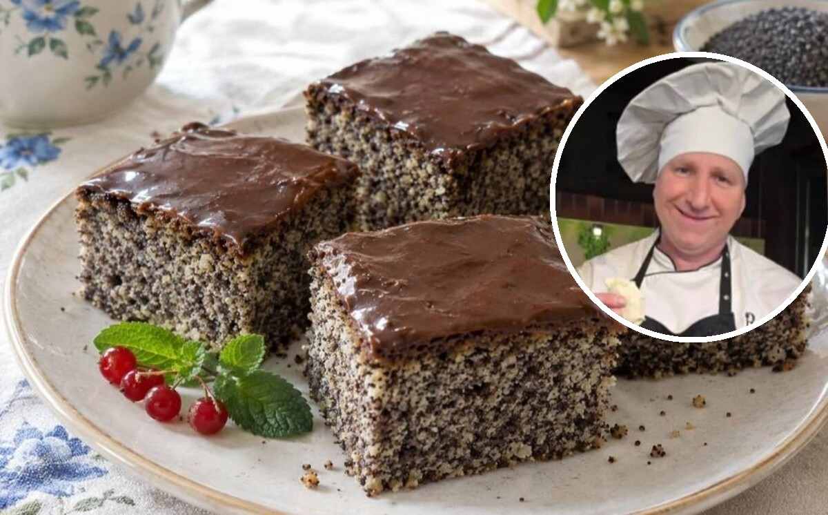 Przepis Remigiusza Rączki na makowiec z jabłkami