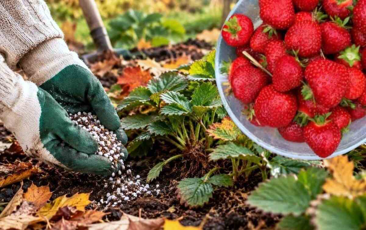jesienna pielęgncja truskawek